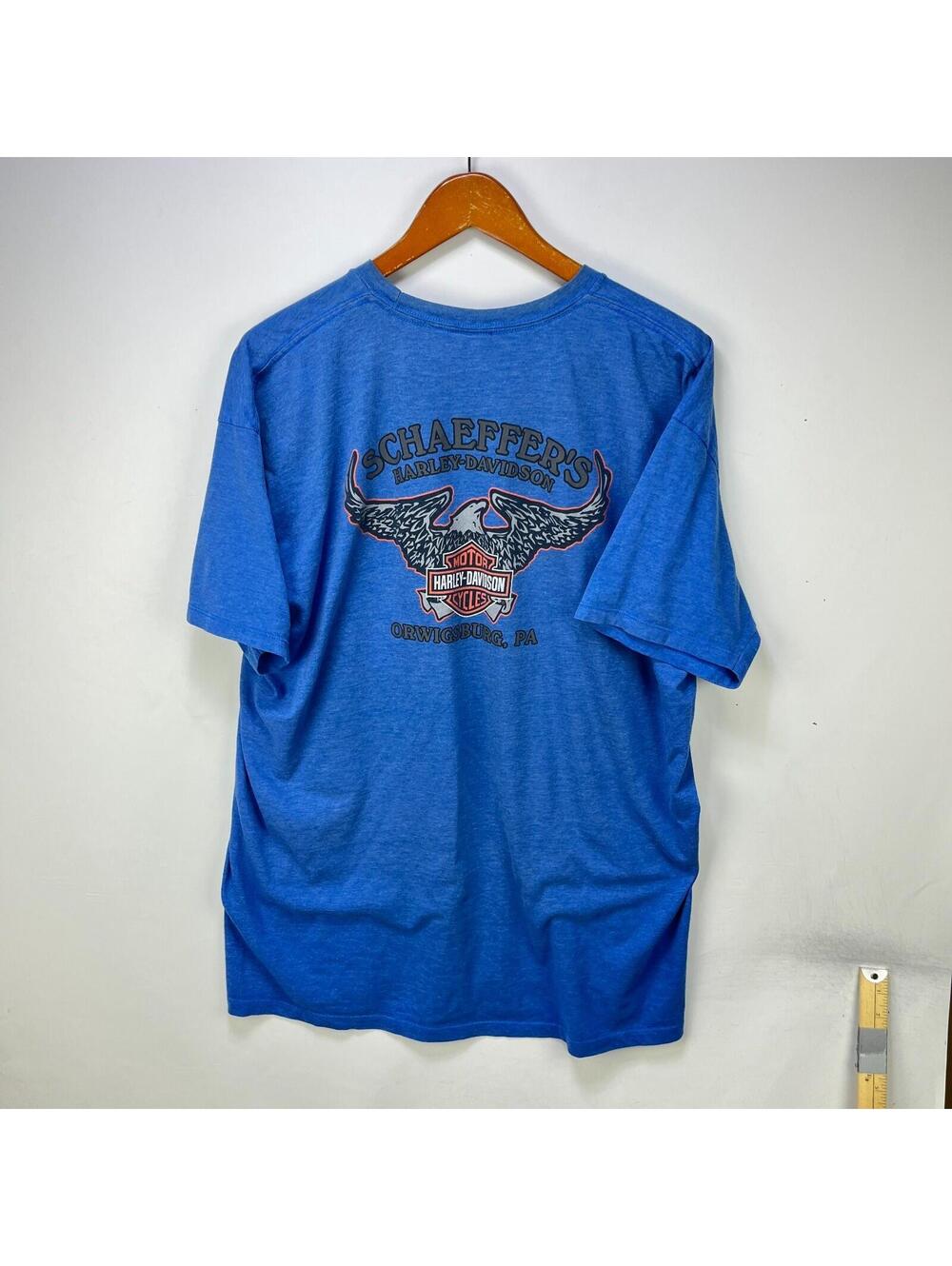 Vintage Harley Davidson Eagle T Shirt 2XL Wings